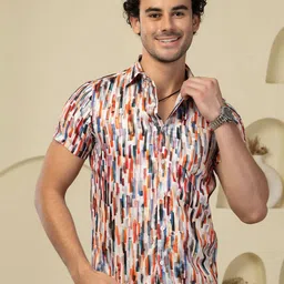 BAESD Men Standard Opaque Printed Casual Shirt-image-45