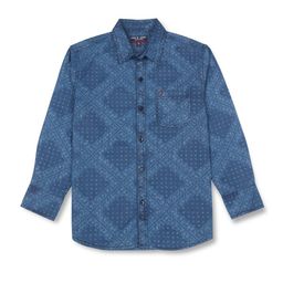 Gini and Jony Boys Ethnic Motifs Printed Spread Collar Cotton Shirt-image-92