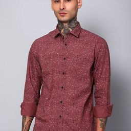 Cantabil Comfort Floral Printed Cotton Casual Shirt-image-88