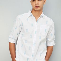 max Boys Opaque Printed Casual Shirt-image-38