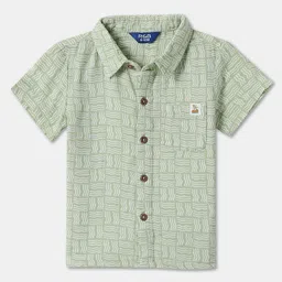 R&B Boys Opaque Printed Casual Shirt-image-69