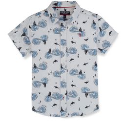Gini and Jony Boys Conversational Printed Opaque Cotton Casual Shirt-24