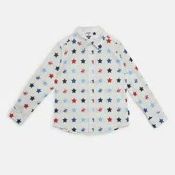 Beverly Hills Polo Club Boys Star Printed Casual Shirt-image-11