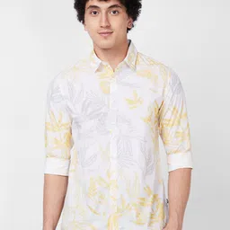 SPYKAR Floral Printed Cotton Casual Shirt-picture-47