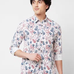 SPYKAR Floral Printed Cotton Casual Shirt-picture-49