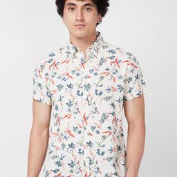 SPYKAR Floral Printed Cotton Shirt-picture-12