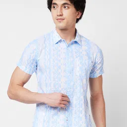 SPYKAR Floral Printed Cotton Shirt-picture-11