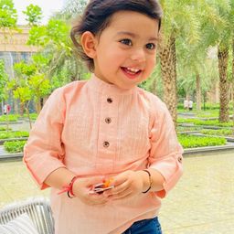 BAESD Boys Pintuck Mandarin Collar Roll-Up Sleeves Casual Cotton Shirt-image-74