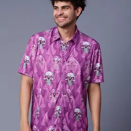 GO DEVIL Floral Printed Casual Regular Fit Shirt-image-22