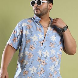 Instafab Plus Classic Floral Printed Casual Shirt-picture-29