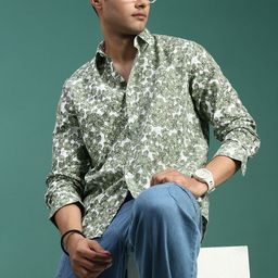 SHOWOFF Men Standard Slim Fit Floral Printed Casual Shirt-picture-14