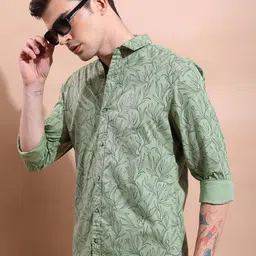 KETCH Slim Fit Floral Printed Casual Shirt-image-68