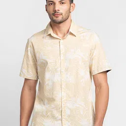 Being Human Slim Fit Floral Printed Opaque Casual Shirt-image-40