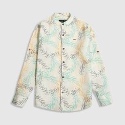 CAVIO Boys Standard Opaque Floral Printed Cotton Casual Shirt-picture-17