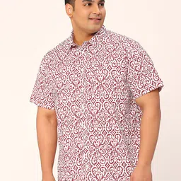 Sztori Standard Floral Cotton Printed Casual Regular Fit Shirt-picture-3