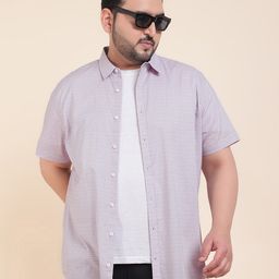 Sztori Classic Short Sleeves Spread Collar Cotton Opaque Printed Casual Shirt-image-75