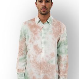 Celio Men Classic Opaque Printed Casual Shirt-image-94