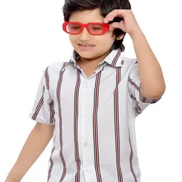 BAESD Boys Comfort Vertical Stripes Cotton Casual Shirt-image-16
