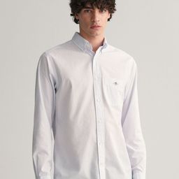 GANT Striped Button Down Regular Fit Shirt-image-61