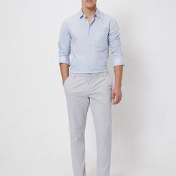 Mufti Slim Fit Cotton Linen Casual Shirt-image-32