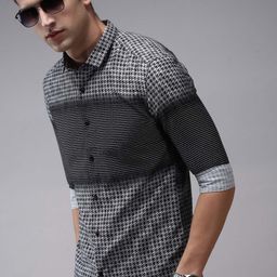 SHOWOFF Men Comfort Abstract Printed Cotton Casual Shirt-image-84