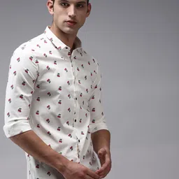 SHOWOFF Men Comfort Printed Cotton Casual Shirt-image-90