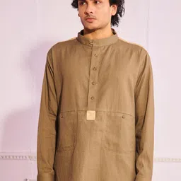 ARTLESS Relaxed Colourblocked Casual Shirt-image-66