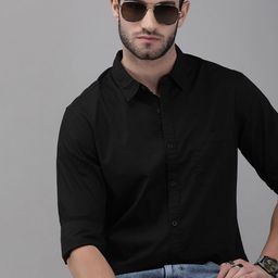 Fab Star Men Semi Sheer Casual Shirt-image-97