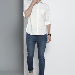 Fab Star Men Semi Sheer Casual Shirt-image-66
