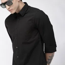 Fab Star Men Semi Sheer Casual Shirt-image-84