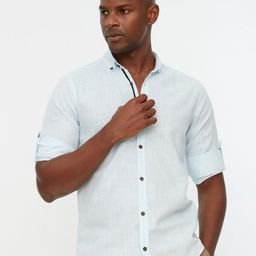 Trendyol Men Green Contemporary Casual Shirt-picture-7