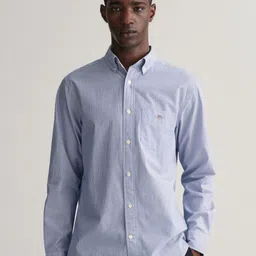 GANT Striped Button Down Regular Fit Shirt-picture-8