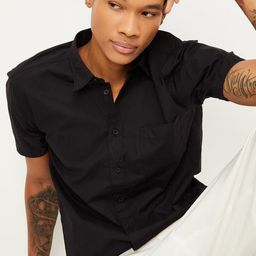 max Spread Collar Pure Cotton Casual Shirt-image-91