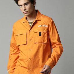 Breakbounce Printed  Cotton Casual Shirt-image-37
