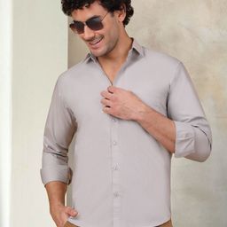 Indian Needle Classic Cutaway Collar Cotton Casual Shirt-picture-48