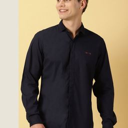 Thomas Scott Classic Slim Fit Spread Collar Long Sleeve Casual Shirt-picture-42