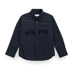 U.S. Polo Assn. Kids Boys Typography Printed Classic Casual Shirt-picture-24