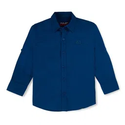 Gini and Jony Boys Spread Collar Cotton Classic Regular Fit Casual Shirt-image-12