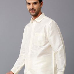 Khoday Williams Classic Casual Poly Silk Shirt-image-70