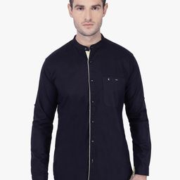 Kuons Avenue Smart Slim Fit Opaque Linen Cotton Casual Shirt-image-90
