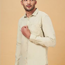 Urban Ranger by pantaloons Slim Fit Opaque Casual Shirt-image-20