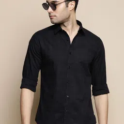 INVICTUS Club Slim Fit Spread Collar Cotton Shirt-picture-24