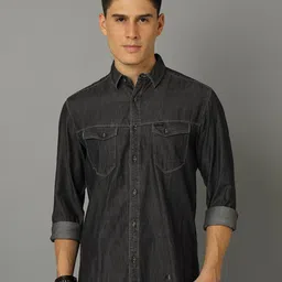 Voi Jeans Slim Fit Opaque Pure Cotton Casual Shirt-picture-29