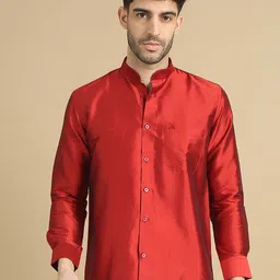 TATTVA Men Classic Slim Fit Opaque Casual Shirt-image-86