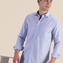 encore by INVICTUS Classic Slim Fit Textured Opaque Casual Shirt-image-27