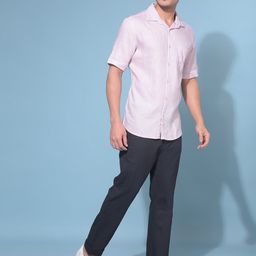 Crimsoune Club Resort Collar Slim Fit Cotton Casual Shirt-image-24