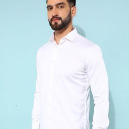 Crimsoune Club Men Classic Slim Fit Opaque Casual Shirt-picture-23