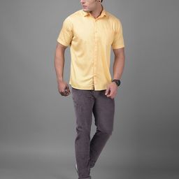 Crimsoune Club Spread Collar Slim Fit Cotton Casual Shirt-image-29