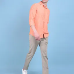 Crimsoune Club Classic Slim Fit Pure Cotton Casual Shirt-image-77