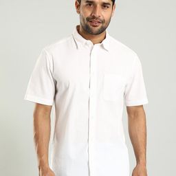 Indian Terrain Classic Slim Fit Casual Cotton Shirt-image-79